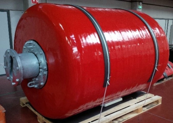 CCS Marine Chain Through Buoy para la boya de amarre costera del refuerzo del poliuretano