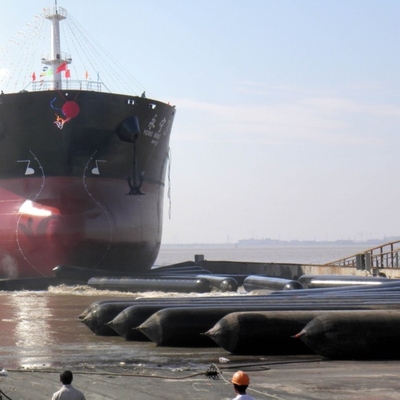 Marine Airbags inflable resistente de goma natural negra