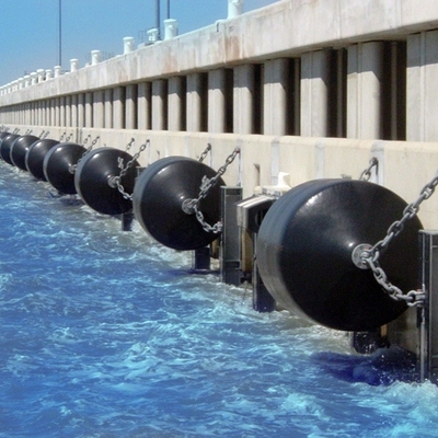 Defensa llenada espuma de parachoques de la protección de la nave con el neumático y la cadena