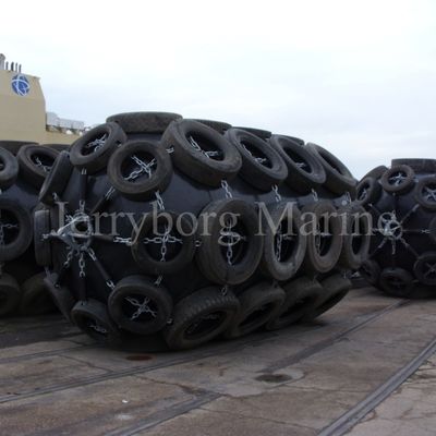 Tipo defensa neumática flotante de goma natural de Yokohama que atraca