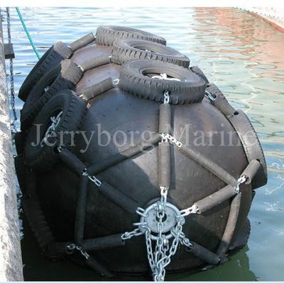Tipo defensa neumática flotante de goma natural de Yokohama que atraca