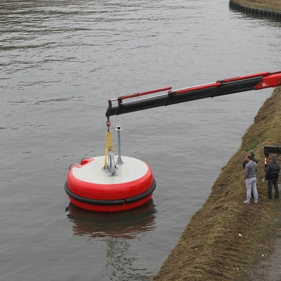 ABS de la UE hecho en China Marine Barrier Buoy para la boya del poliuretano de la barrera de la seguridad