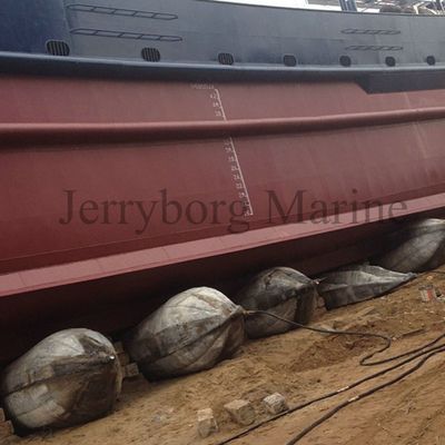nave del 1.2m*12m que lanza a Marine Rubber Airbags inflable