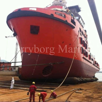 Lanzamiento anti del 1.5m*15m que estalla Marine Rubber Airbag For Ship