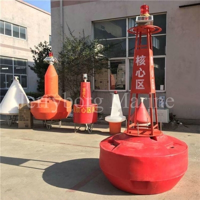 Boya marina flotante de la navegación del HDPE del tamaño de la boya del marcador de encargo de la advertencia de seguridad