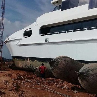 Marine Airbag flotante durable de goma natural D0.8m*L12m para el lanzamiento de la nave y el muelle seco